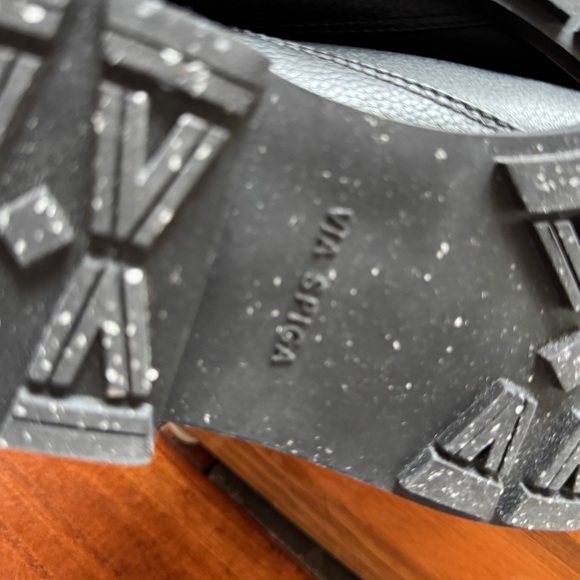 NEW VIA SPIGA Women’s Boots Sz 9 EU 39 Leather Waterproof Slip On Rubber soles - Picture 12 of 16